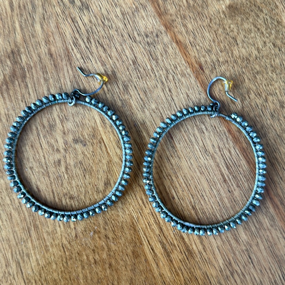 Pyrite earrings